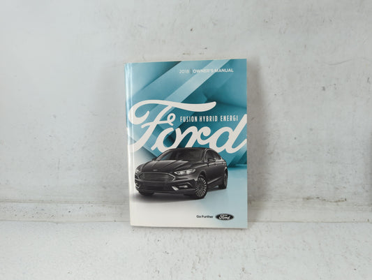 2018 Ford Fusion Owners Manual Book Guide P/N:JE5J 19A321 HB OEM Used Auto Parts