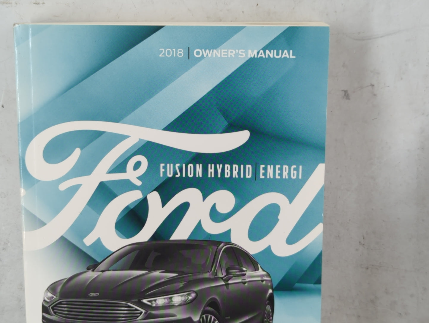 2018 Ford Fusion Owners Manual Book Guide P/N:JE5J 19A321 HB OEM Used Auto Parts - Oemusedautoparts1.com