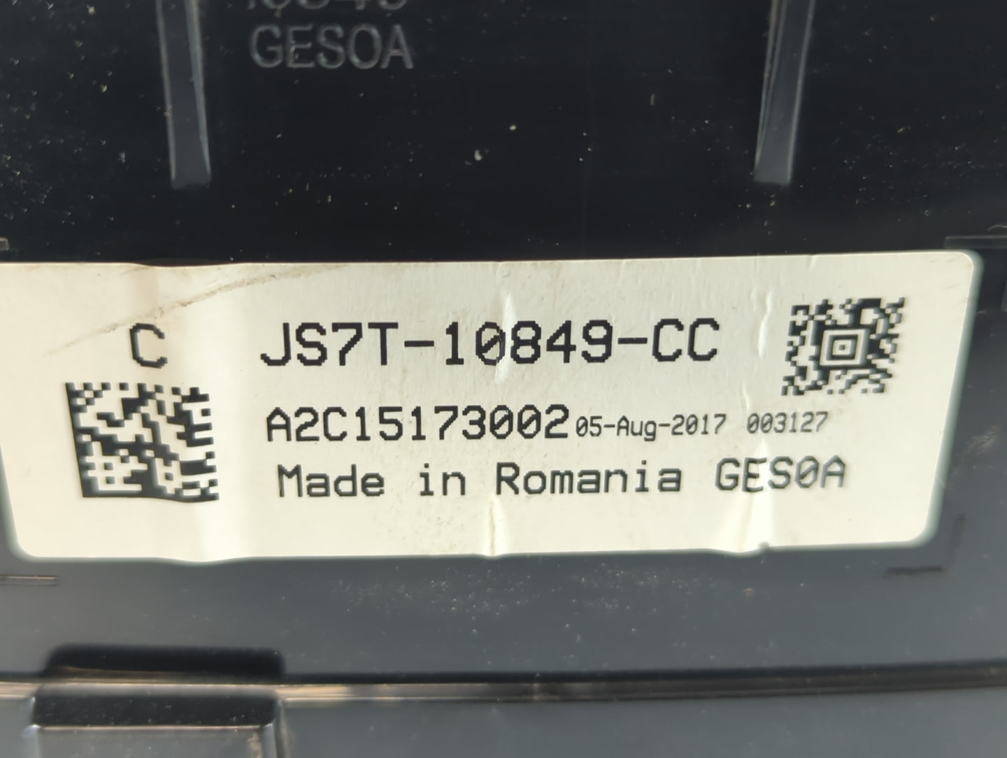 2018 Ford Fusion Instrument Cluster Speedometer Gauges P/N:JS7T-10849-CC JS7T-10849-AB Fits OEM Used Auto Parts - Oemusedaut