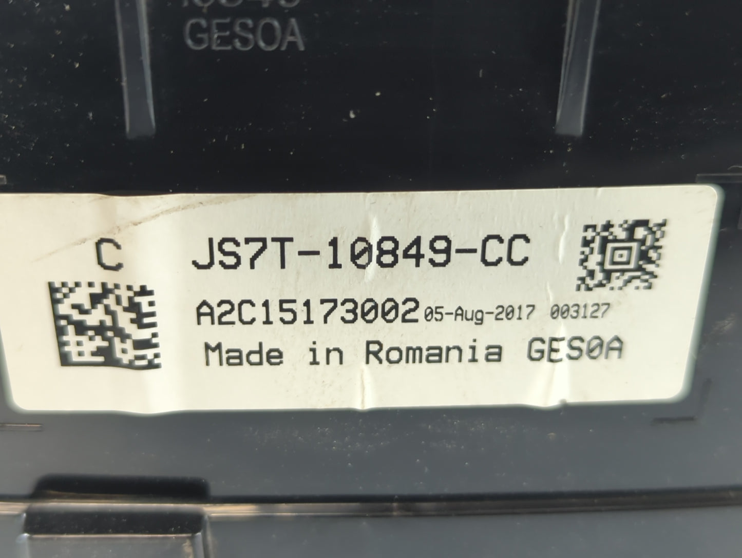 2018 Ford Fusion Instrument Cluster Speedometer Gauges P/N:JS7T-10849-CC JS7T-10849-AB Fits OEM Used Auto Parts - Oemusedaut