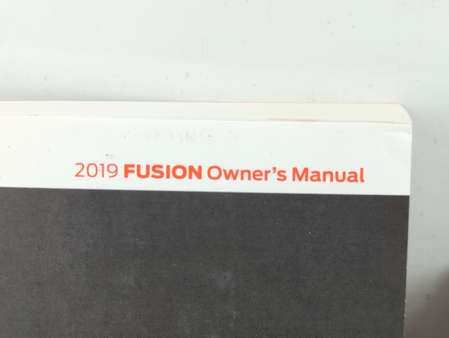 2018 Ford Fusion Owners Manual Book Guide P/N:KE5J 19A321 AA OEM Used Auto Parts - Oemusedautoparts1.com