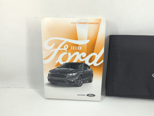 2018 Ford Fusion Owners Manual Book Guide P/N:JE5J 19A321 AA OEM Used Auto Parts