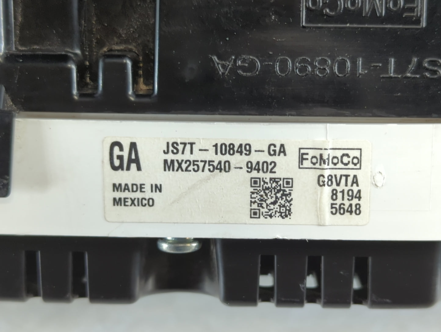 2018 Ford Fusion Instrument Cluster Speedometer Gauges P/N:JS7T-10849-GA Fits OEM Used Auto Parts - Oemusedautoparts1.com