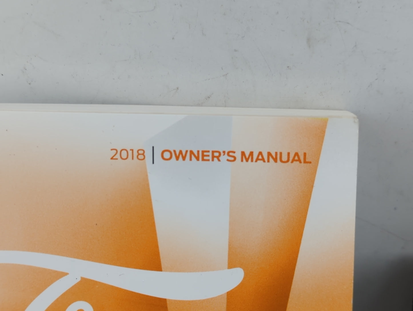 2018 Ford Fusion Owners Manual Book Guide P/N:JE5J 19A321 AA OEM Used Auto Parts - Oemusedautoparts1.com