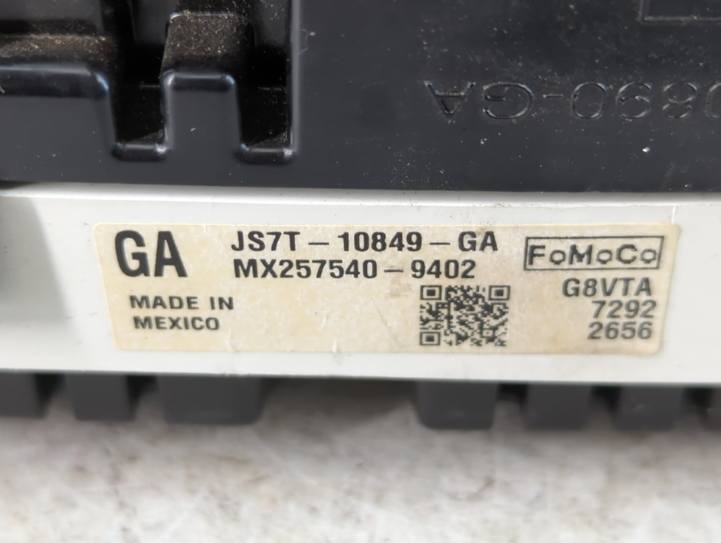 2018 Ford Fusion Instrument Cluster Speedometer Gauges P/N:JS7T-10849-GA Fits OEM Used Auto Parts - Oemusedautoparts1.com