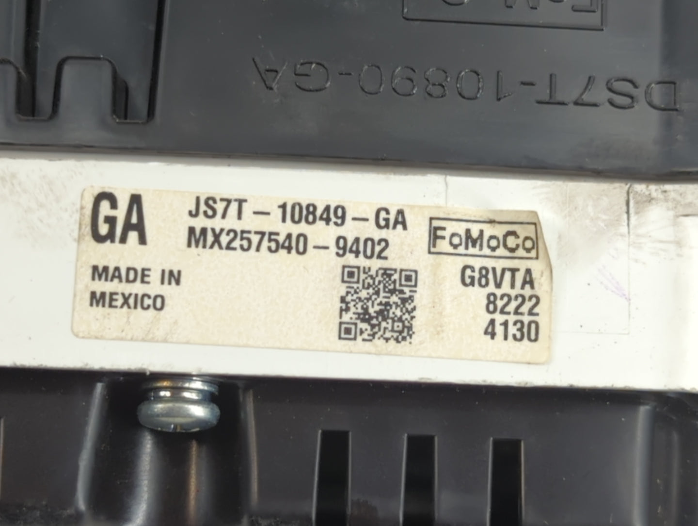 2018 Ford Fusion Instrument Cluster Speedometer Gauges P/N:DS7T-10890-GA JS7T-10849-GA Fits OEM Used Auto Parts - Oemusedaut