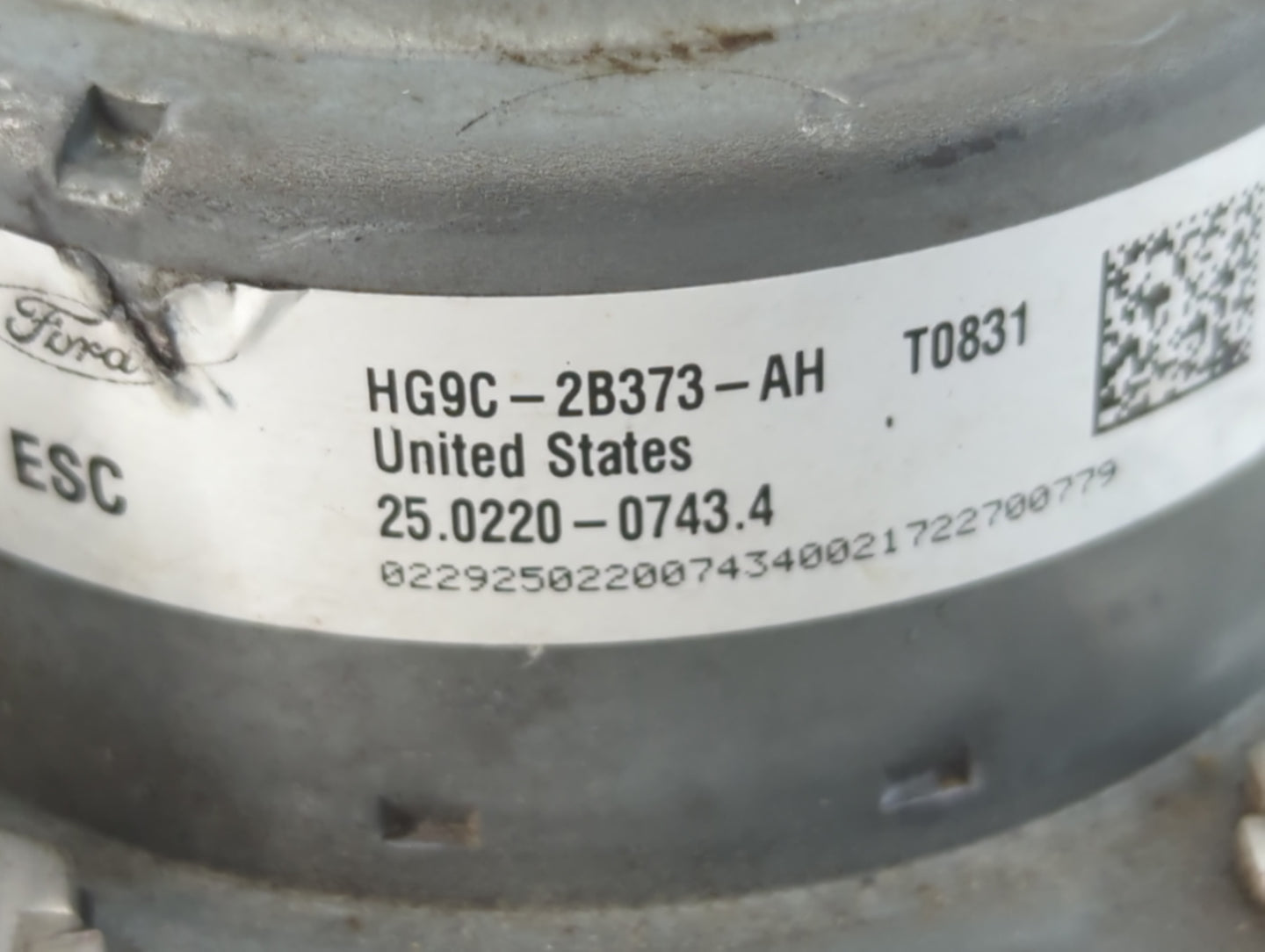 2017-2018 Ford Fusion ABS Pump Control Module Replacement P/N:HG9C-2B373-AH Fits Fits 2017 2018 OEM Used Auto Parts - Oemuse