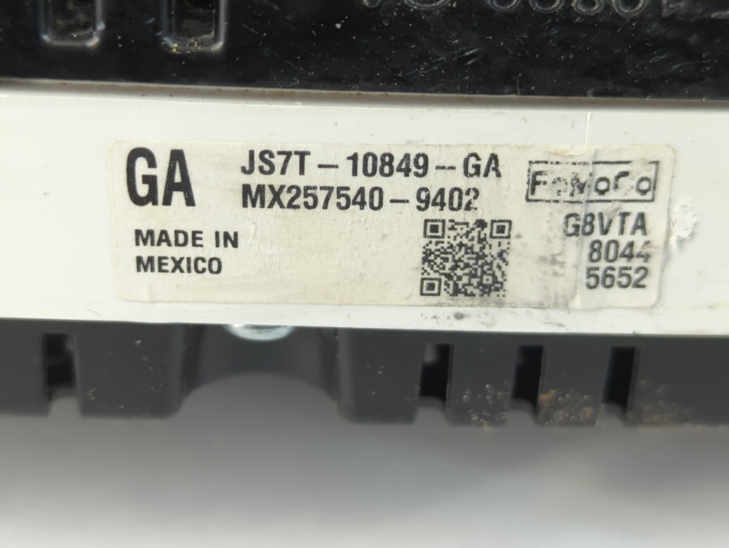 2018 Ford Fusion Instrument Cluster Speedometer Gauges P/N:JS7T-10849-GA Fits OEM Used Auto Parts - Oemusedautoparts1.com