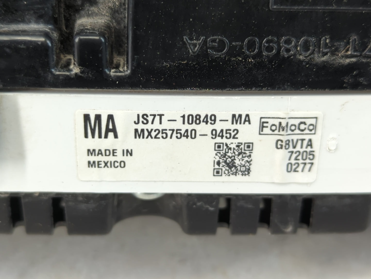 2018 Ford Fusion Instrument Cluster Speedometer Gauges P/N:JS7T-10849-MA Fits OEM Used Auto Parts - Oemusedautoparts1.com