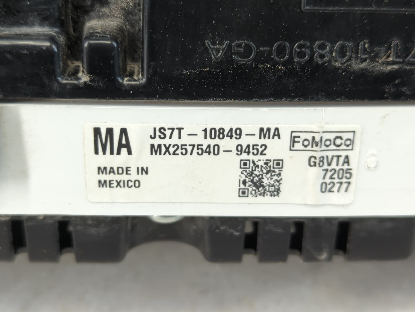 2018 Ford Fusion Instrument Cluster Speedometer Gauges P/N:JS7T-10849-MA Fits OEM Used Auto Parts - Oemusedautoparts1.com