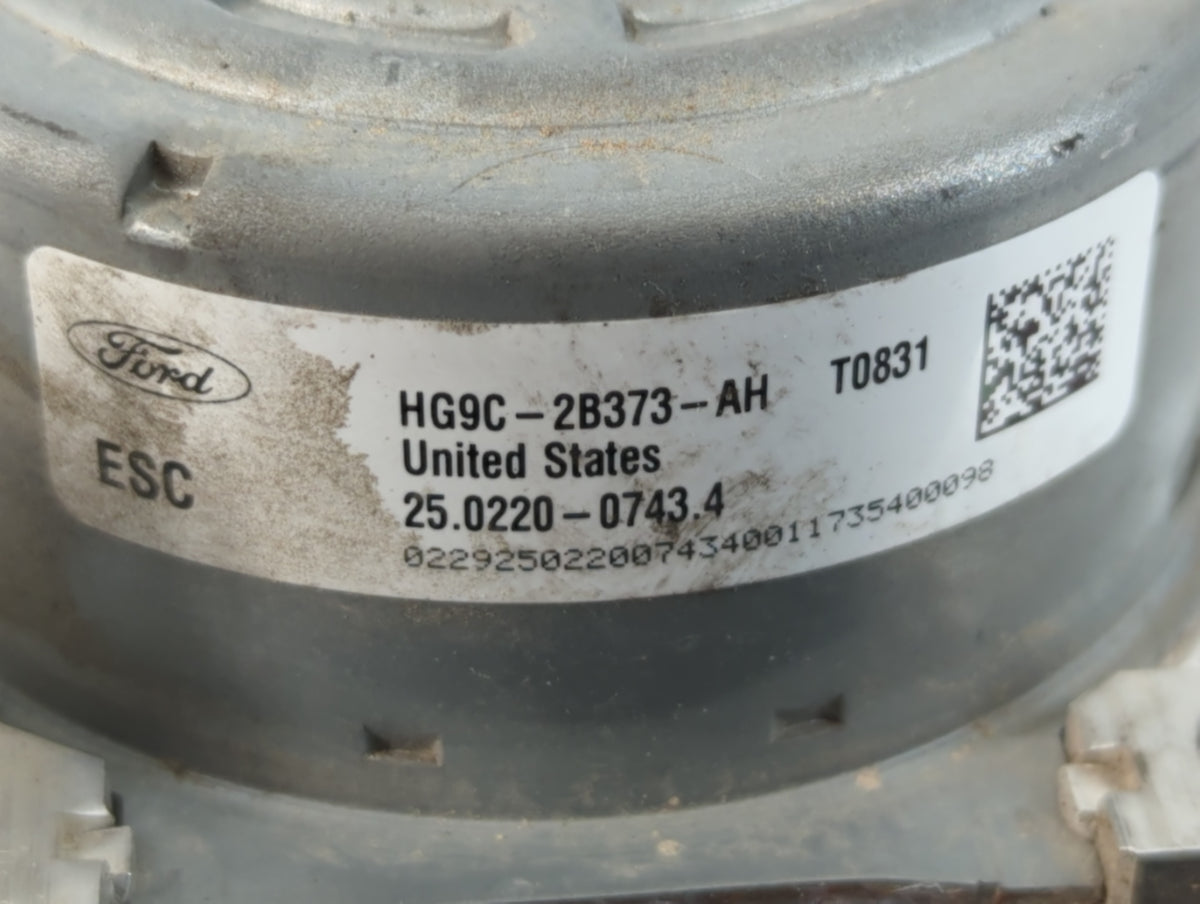 2017-2018 Ford Fusion Anti-Lock Brake ABS Pump Module Actuator OEM P/N:HG9C-2B373-AH Fits Fits 2017 2018 OEM Used Auto Parts