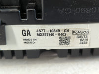 2018 Ford Fusion Instrument Cluster Speedometer Gauges P/N:JS7T-10849-GA Fits OEM Used Auto Parts - Oemusedautoparts1.com