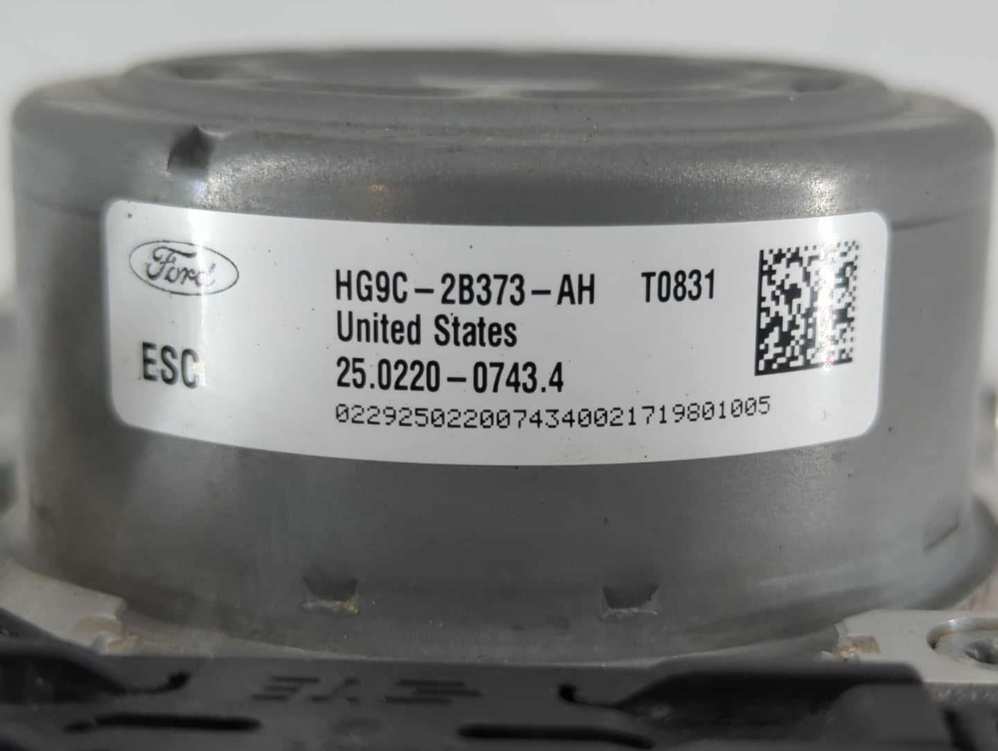 2017-2018 Ford Fusion ABS Pump Control Module Replacement P/N:HG9C-2B373-AH Fits Fits 2017 2018 OEM Used Auto Parts - Oemuse