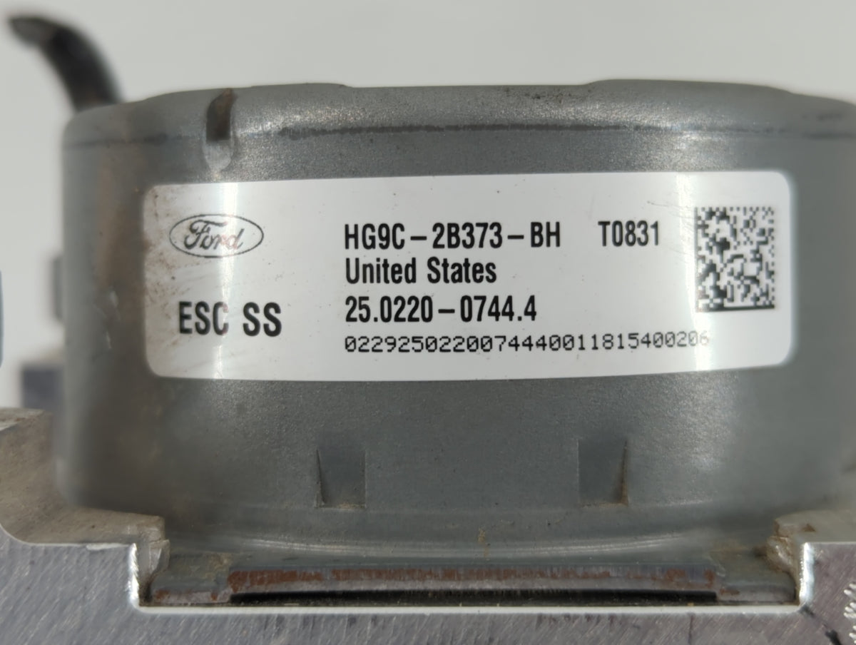 2017-2018 Ford Fusion Anti-Lock Brake ABS Pump Module Actuator OEM P/N:HG9C-2B373-BH Fits Fits 2017 2018 OEM Used Auto Parts