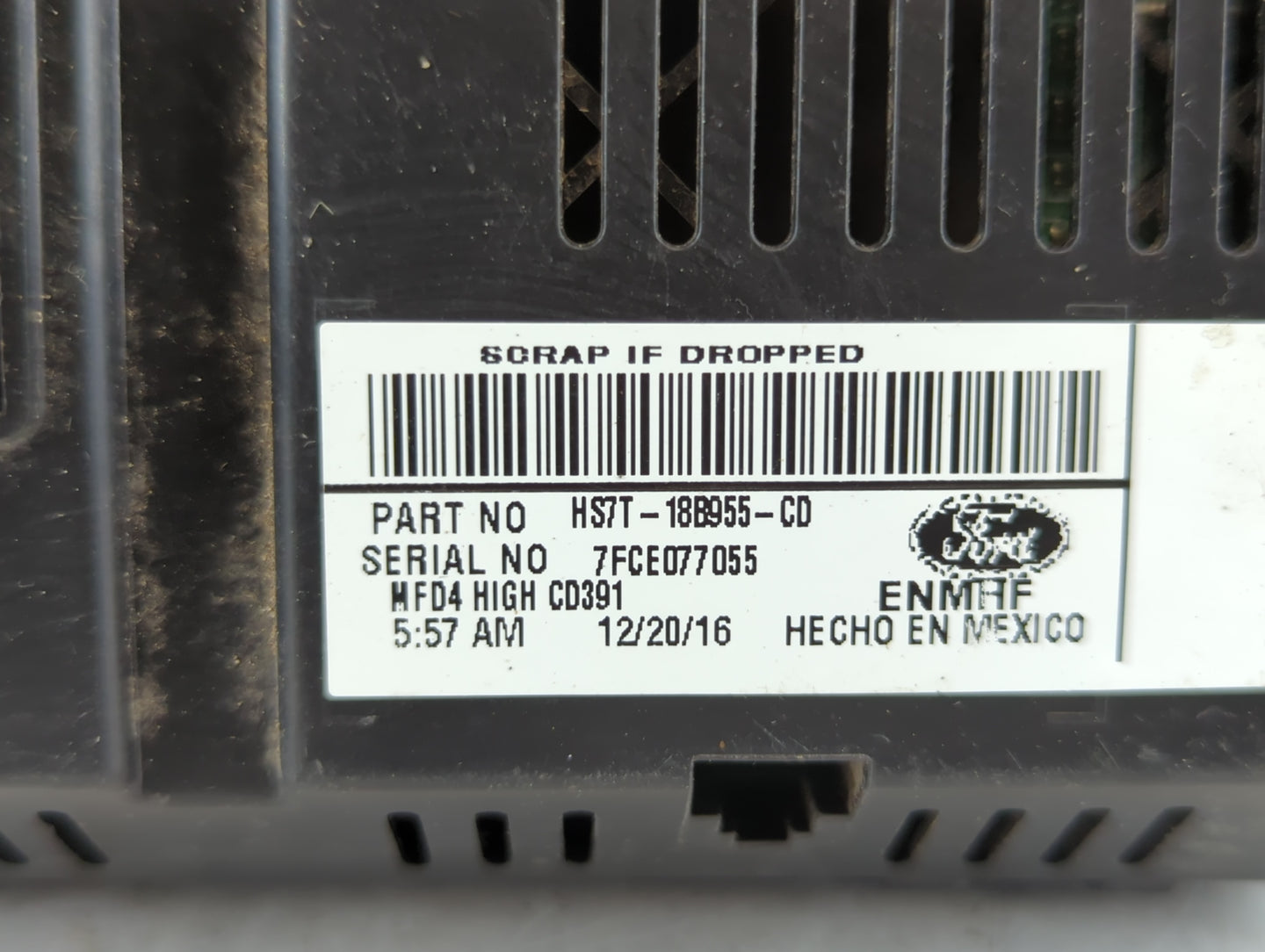 2017-2020 Ford Fusion Information Display Screen - Oemusedautoparts1.com