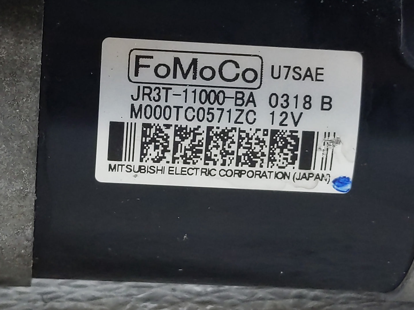 2018-2022 Ford Mustang Car Starter Motor Solenoid OEM P/N:JR3T-11000-BA Fits Fits 2018 2019 2020 2021 2022 OEM Used Auto Par