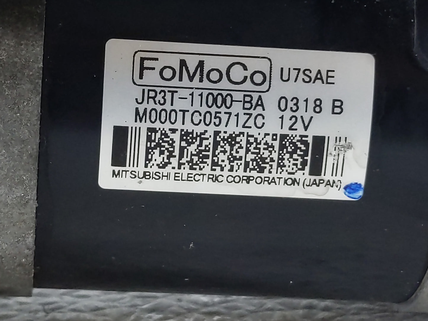 2018-2022 Ford Mustang Car Starter Motor Solenoid OEM P/N:JR3T-11000-BA Fits Fits 2018 2019 2020 2021 2022 OEM Used Auto Par