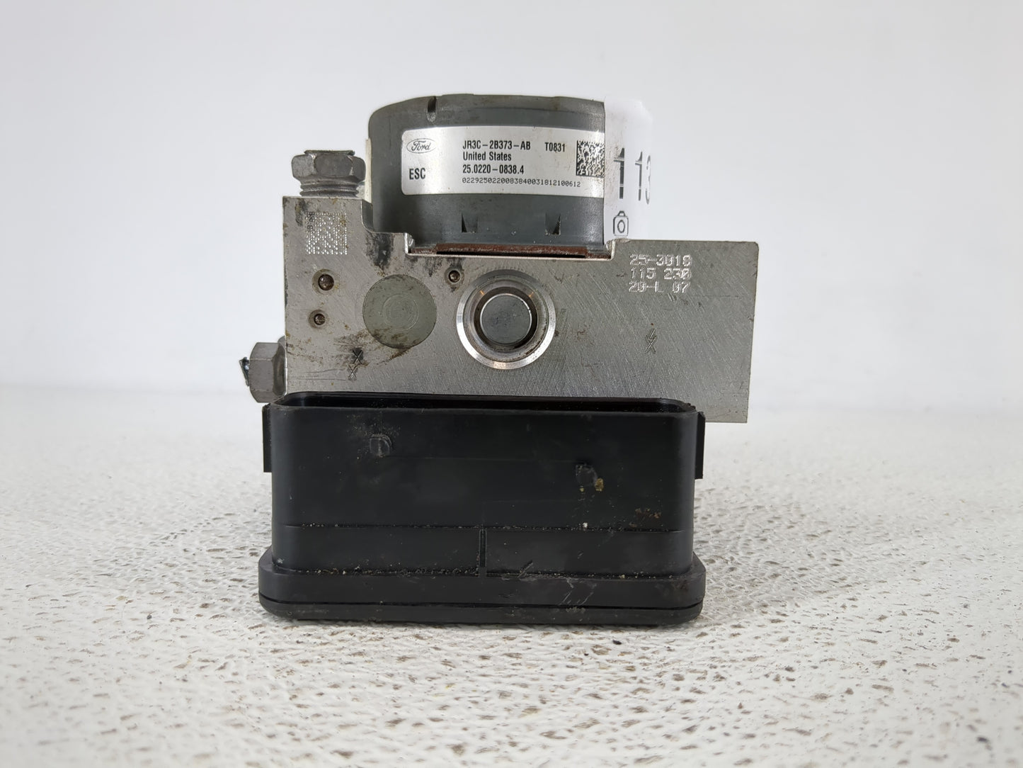 2018 Ford Mustang ABS Pump Control Module Replacement P/N:JR3C-2B373-AB Fits OEM Used Auto Parts - Oemusedautoparts1.com