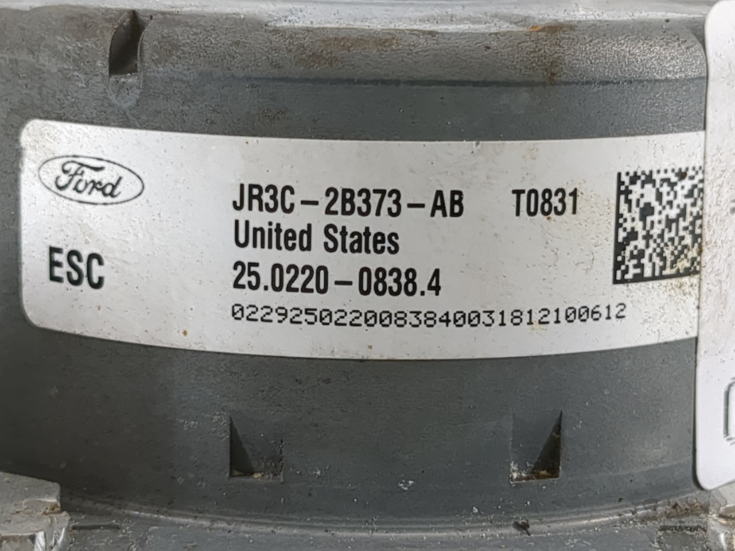 2018 Ford Mustang ABS Pump Control Module Replacement P/N:JR3C-2B373-AB Fits OEM Used Auto Parts - Oemusedautoparts1.com