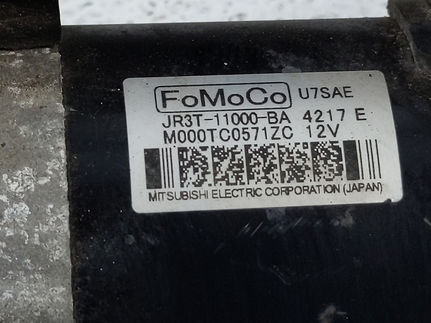 2018-2022 Ford Mustang Car Starter Motor Solenoid OEM P/N:JR3T-11000-BA Fits Fits 2018 2019 2020 2021 2022 OEM Used Auto Par