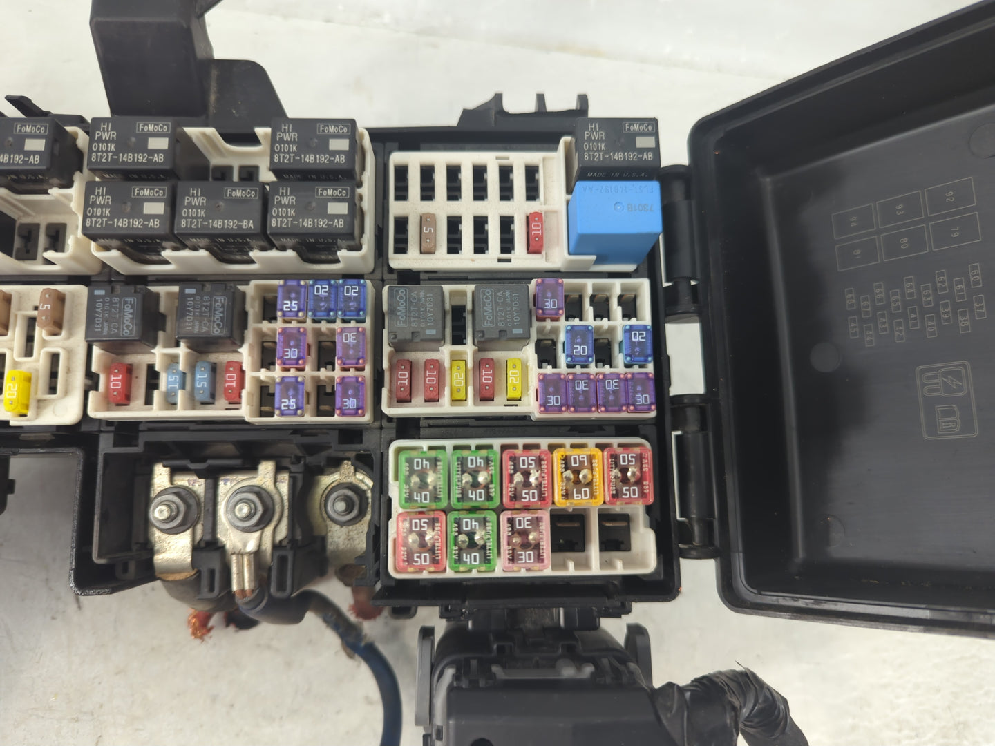 2018-2019 Ford Mustang Fusebox Fuse Box Panel Relay Module Fits Fits 2018 2019 OEM Used Auto Parts - Oemusedautoparts1.com