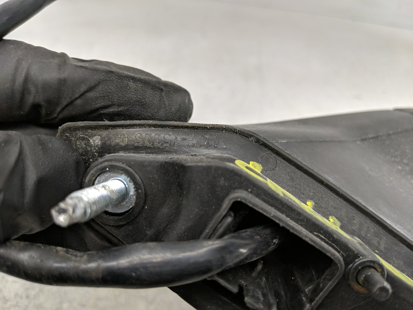 2015-2020 Ford Mustang Side Mirror Replacement Driver Left View Door Mirror P/N:71874+854479 AH5FEB Fits OEM Used Auto Parts