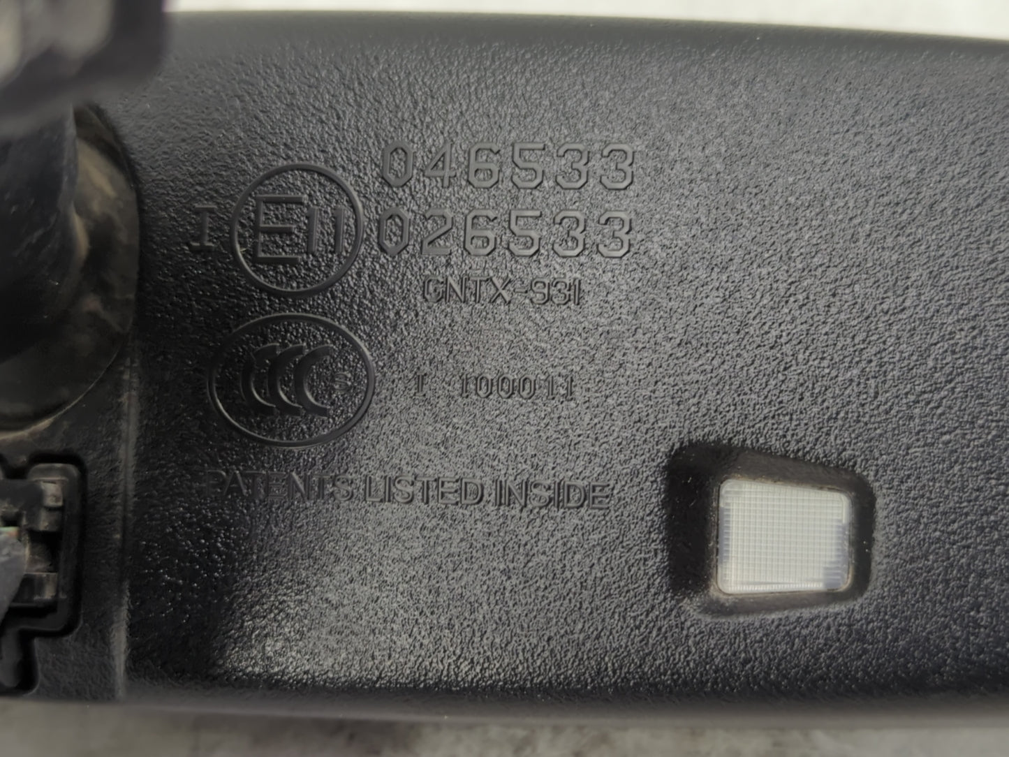 2015-2022 Ford Mustang Interior Rear View Mirror Replacement OEM Fits Fits 2015 2016 2017 2018 2019 2020 2021 2022 OEM Used 
