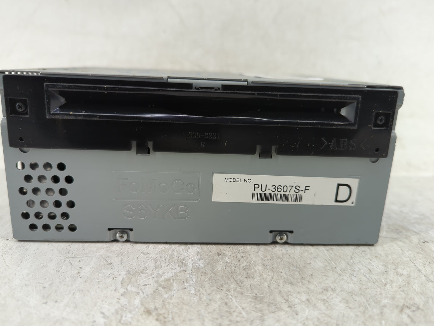 2018 Ford Mustang Radio AM FM Cd Player Receiver Replacement Fits OEM Used Auto Parts - Oemusedautoparts1.com