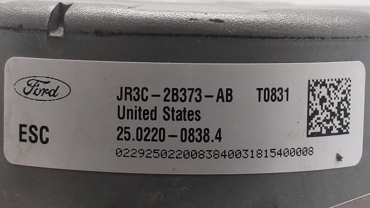 2018 Ford Mustang Anti-Lock Brake ABS Pump Module Actuator OEM P/N:JR3C-2B373-AB Fits OEM Used Auto Parts - Oemusedautoparts