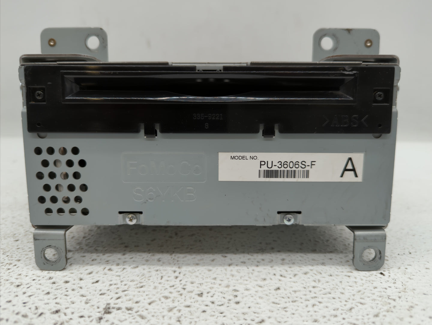 2018 Ford Mustang Radio AM FM Cd Player Receiver Replacement Fits OEM Used Auto Parts - Oemusedautoparts1.com