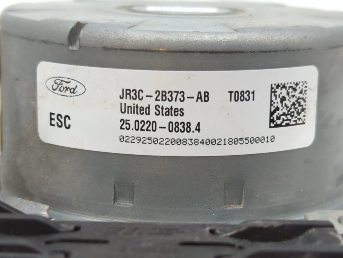 2018 Ford Mustang ABS Pump Control Module Replacement P/N:JR3C-2B373-AB Fits OEM Used Auto Parts - Oemusedautoparts1.com