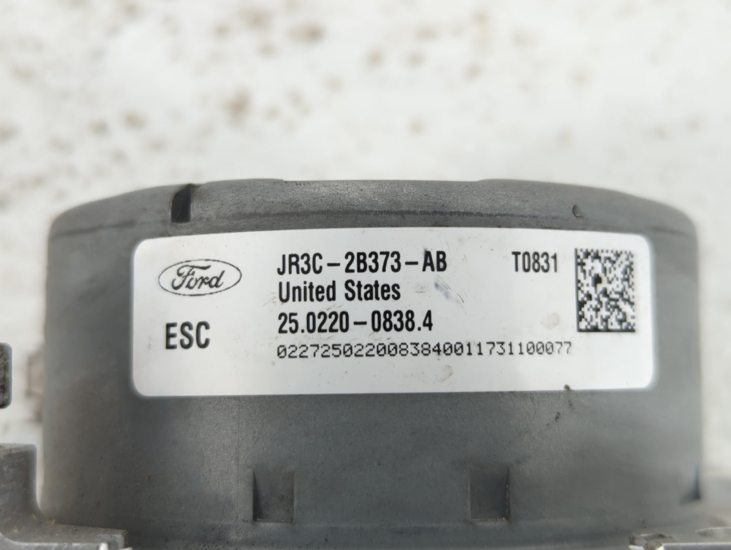 2018 Ford Mustang ABS Pump Control Module Replacement P/N:JR3C-2B373-AB Fits OEM Used Auto Parts - Oemusedautoparts1.com