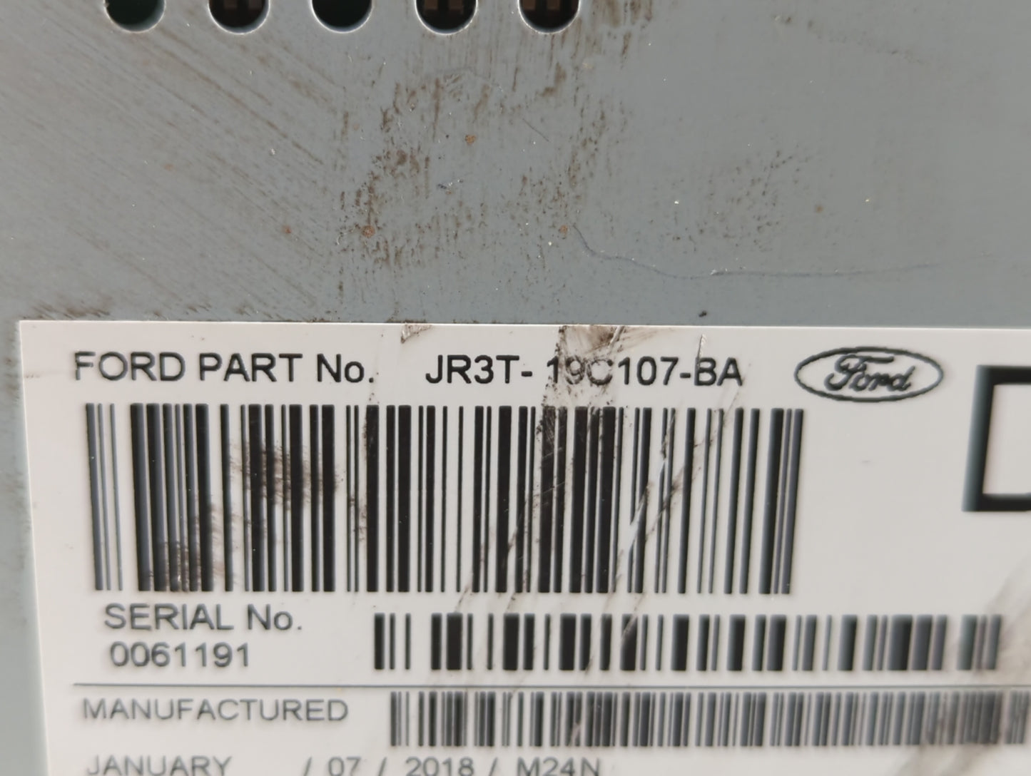2018-2018 Ford Mustang Am Fm Cd Player Radio Receiver - Oemusedautoparts1.com