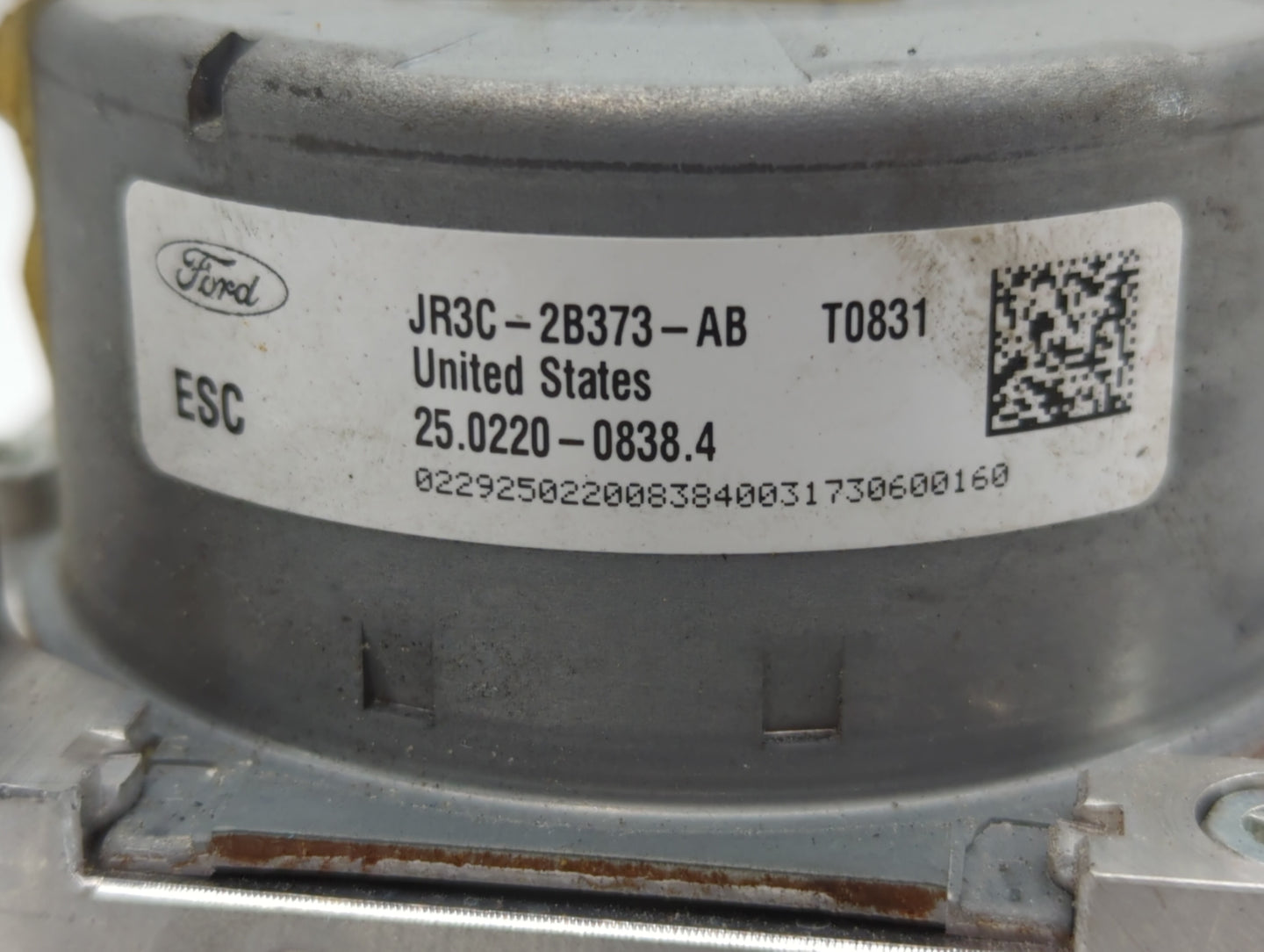 2018 Ford Mustang ABS Pump Control Module Replacement P/N:JR3C-2B373-AB Fits OEM Used Auto Parts - Oemusedautoparts1.com