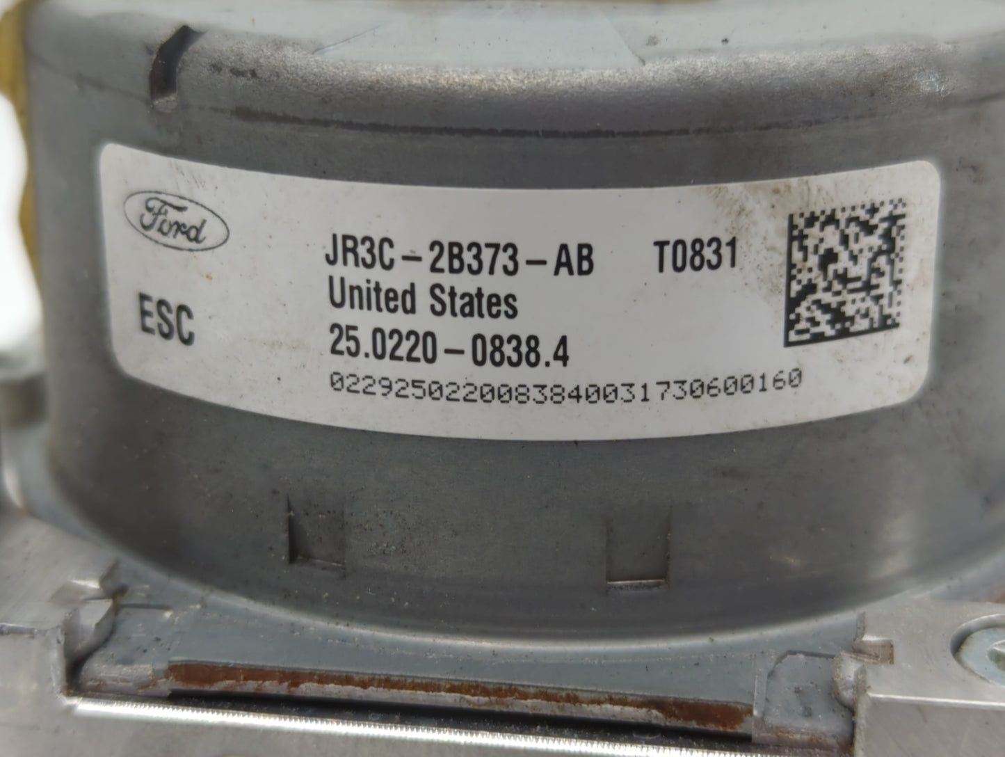 2018 Ford Mustang ABS Pump Control Module Replacement P/N:JR3C-2B373-AB Fits OEM Used Auto Parts - Oemusedautoparts1.com