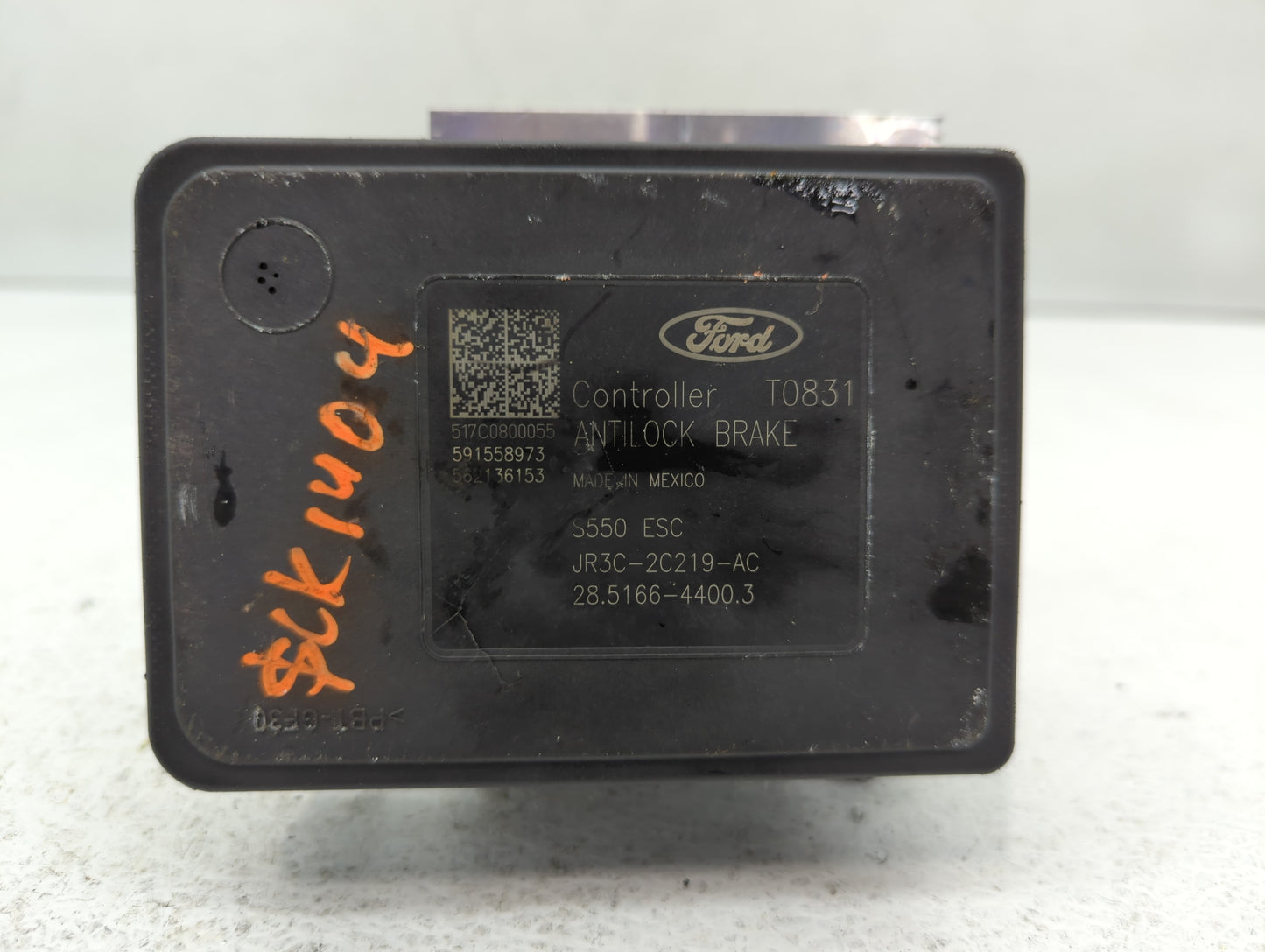 2018 Ford Mustang ABS Pump Control Module Replacement P/N:JR3C-2B373-AB Fits OEM Used Auto Parts - Oemusedautoparts1.com