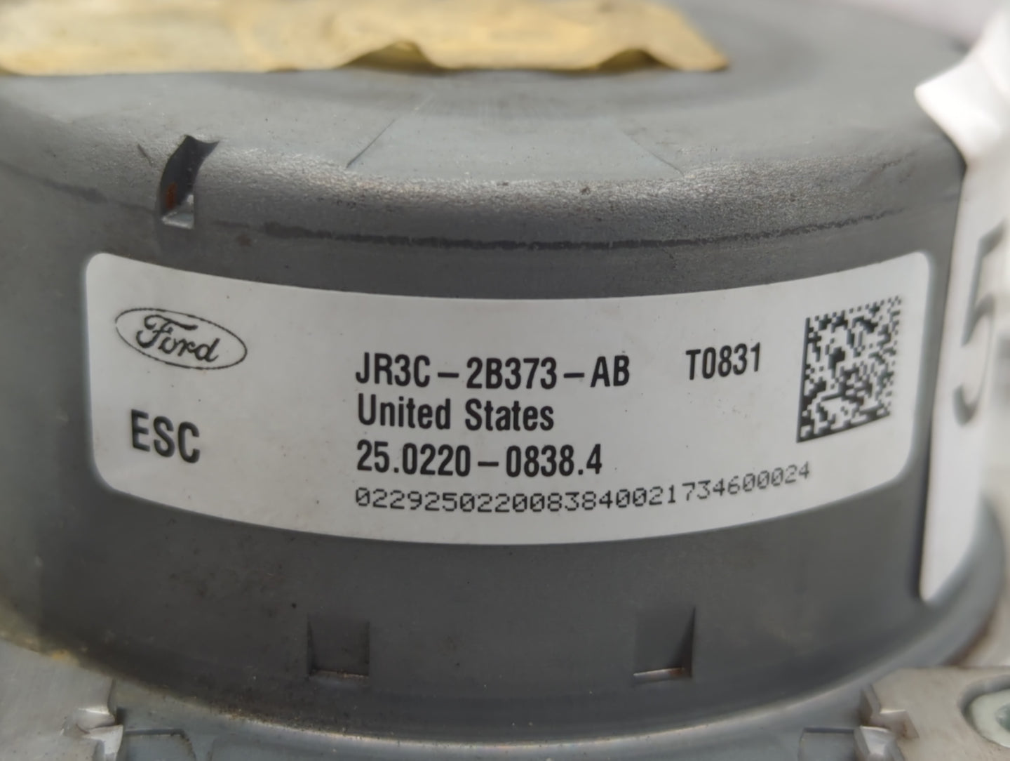 2018 Ford Mustang ABS Pump Control Module Replacement P/N:JR3C-2B373-AB Fits OEM Used Auto Parts - Oemusedautoparts1.com