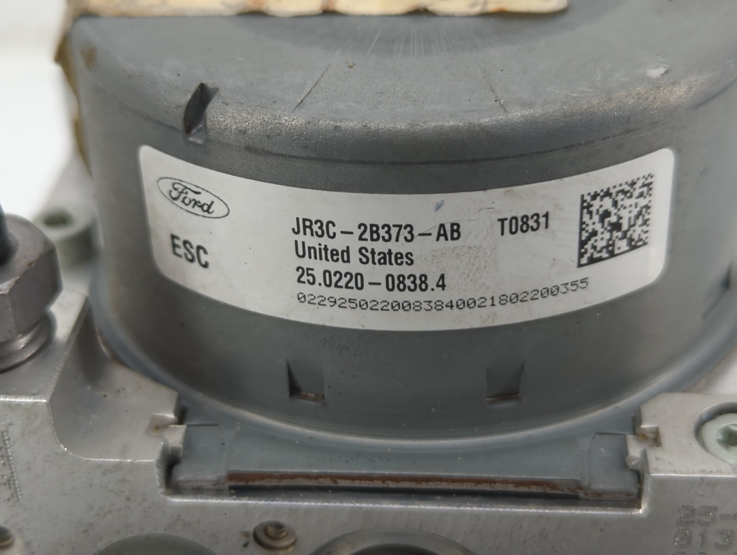 2018 Ford Mustang ABS Pump Control Module Replacement P/N:JR3C-2B373-AB Fits OEM Used Auto Parts - Oemusedautoparts1.com