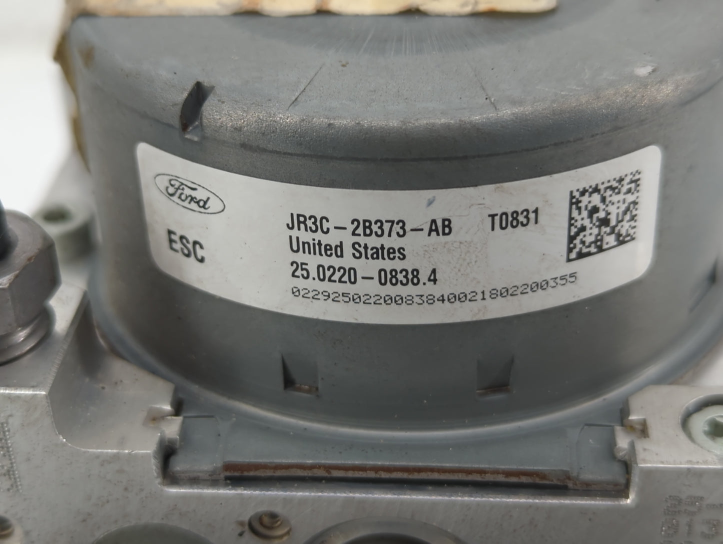 2018 Ford Mustang ABS Pump Control Module Replacement P/N:JR3C-2B373-AB Fits OEM Used Auto Parts - Oemusedautoparts1.com