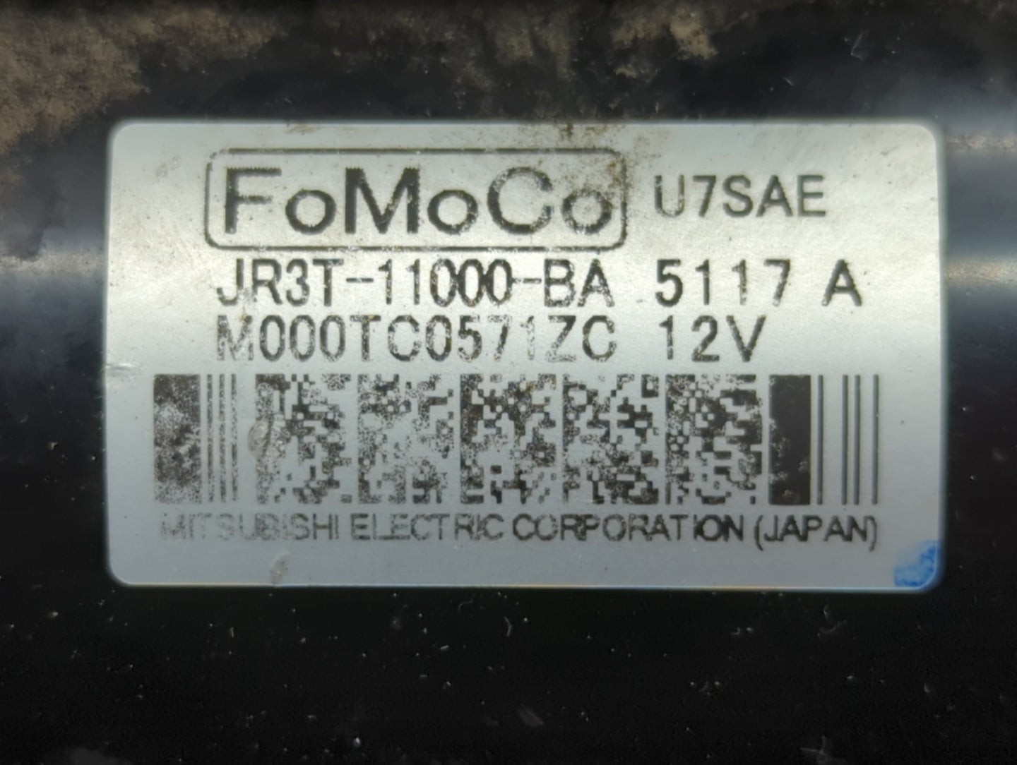 2018-2022 Ford Mustang Car Starter Motor Solenoid OEM P/N:M000T00571ZC JR3T-11000-BA Fits Fits 2018 2019 2020 2021 2022 OEM 