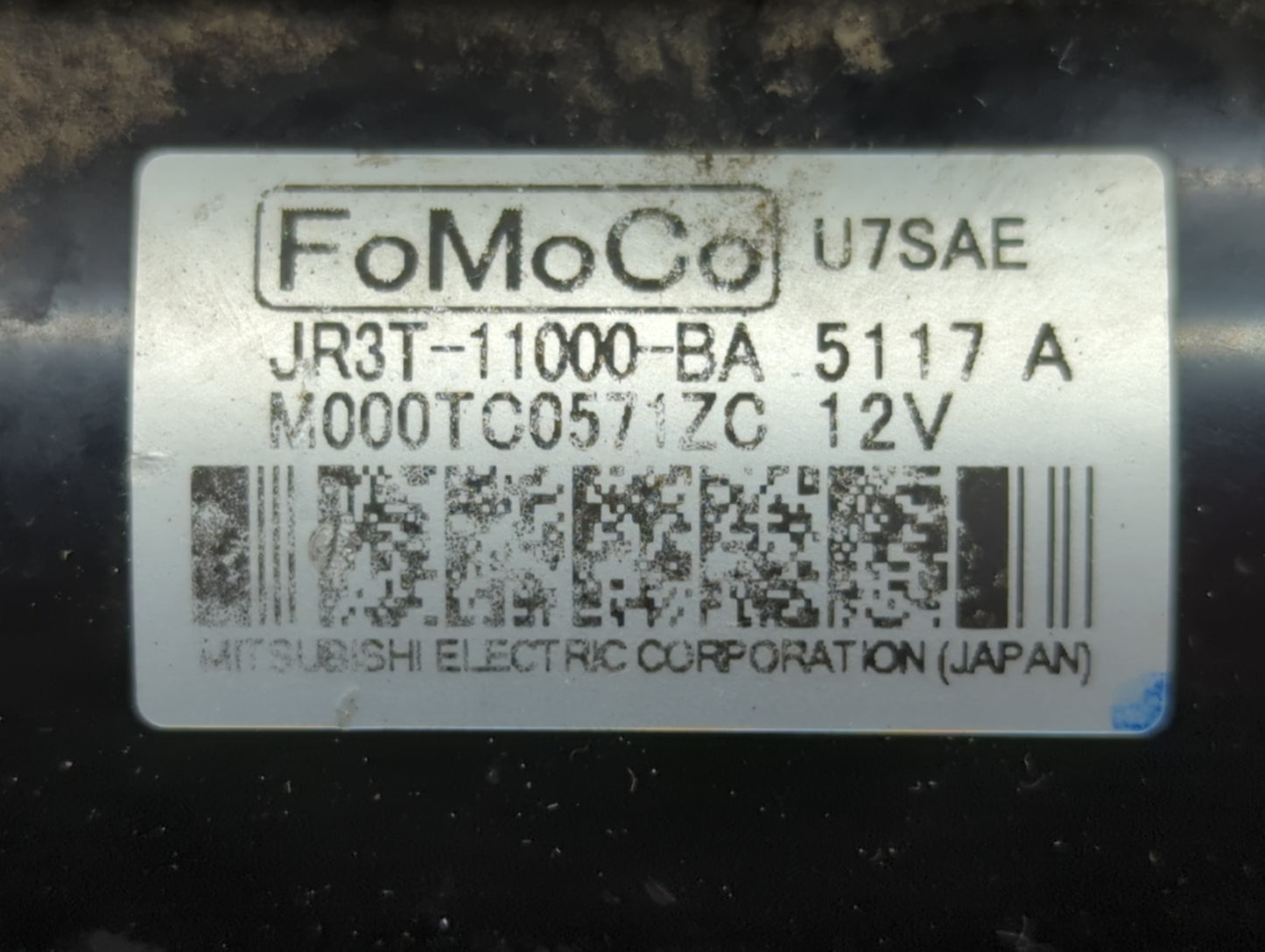 2018-2022 Ford Mustang Car Starter Motor Solenoid OEM P/N:M000T00571ZC JR3T-11000-BA Fits Fits 2018 2019 2020 2021 2022 OEM 