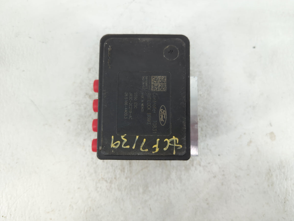 2018 Ford Mustang Anti-Lock Brake ABS Pump Module Actuator OEM P/N:JR3C-2B373-AB Fits OEM Used Auto Parts - Oemusedautoparts