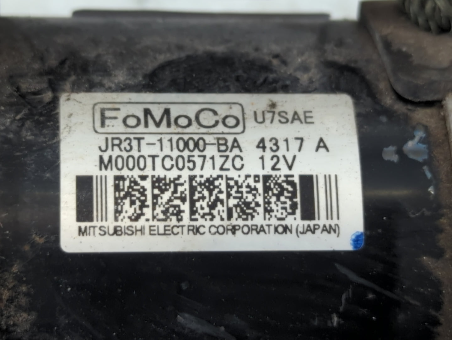 2018-2022 Ford Mustang Car Starter Motor Solenoid OEM P/N:M000TC0571ZC JR3T-11000-BA Fits Fits 2018 2019 2020 2021 2022 OEM 