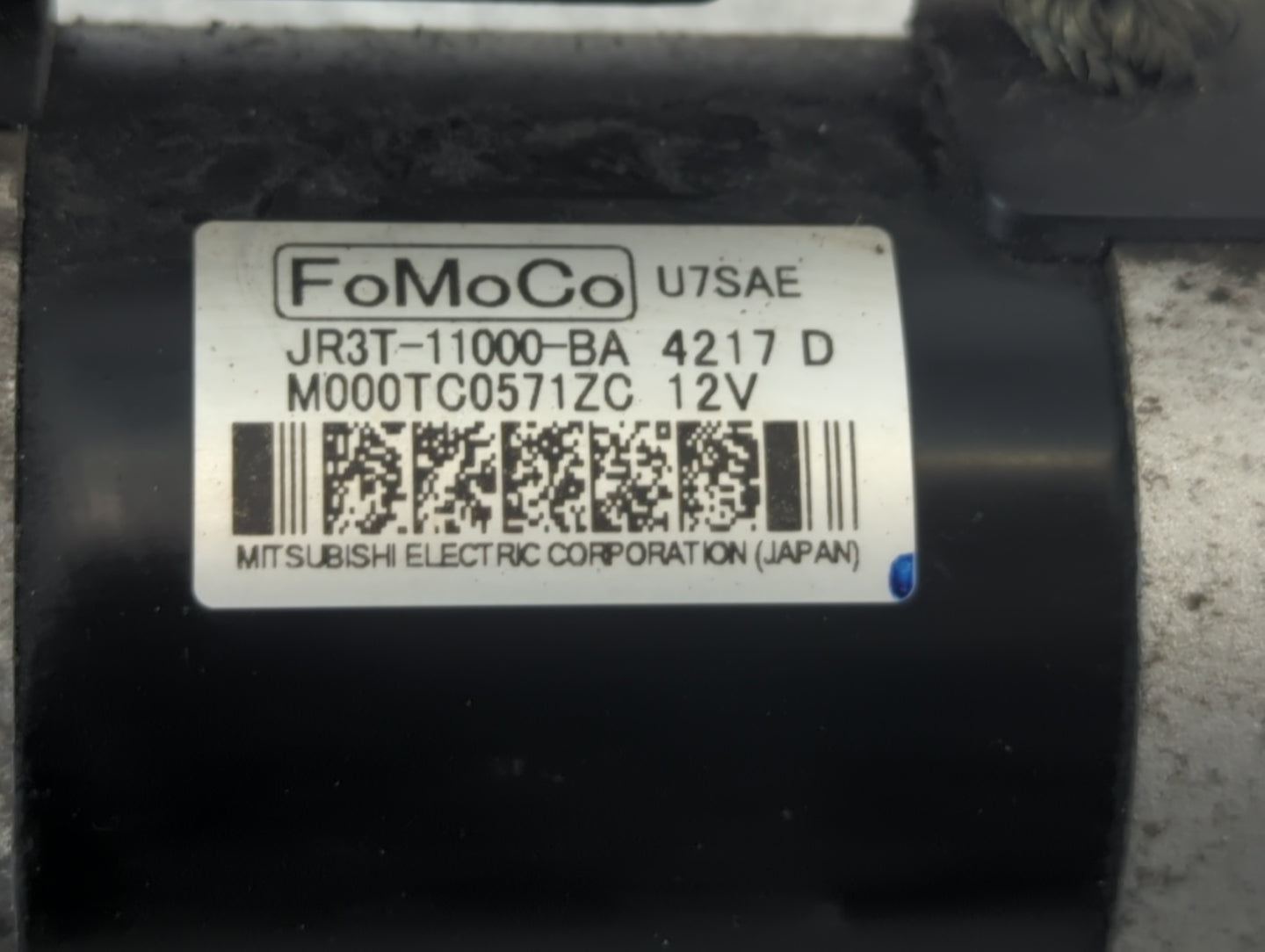 2018-2022 Ford Mustang Car Starter Motor Solenoid OEM P/N:M000TC0571ZC JR3T-11000-BA Fits Fits 2018 2019 2020 2021 2022 OEM 