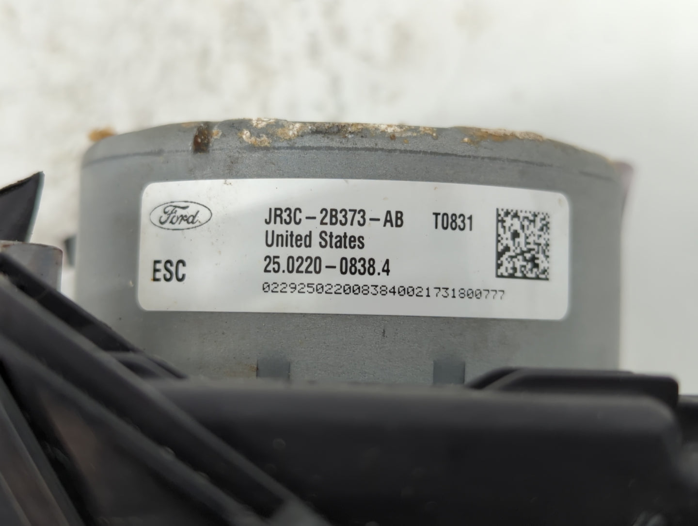 2018 Ford Mustang ABS Pump Control Module Replacement P/N:JR3C-2B373-AB Fits OEM Used Auto Parts - Oemusedautoparts1.com