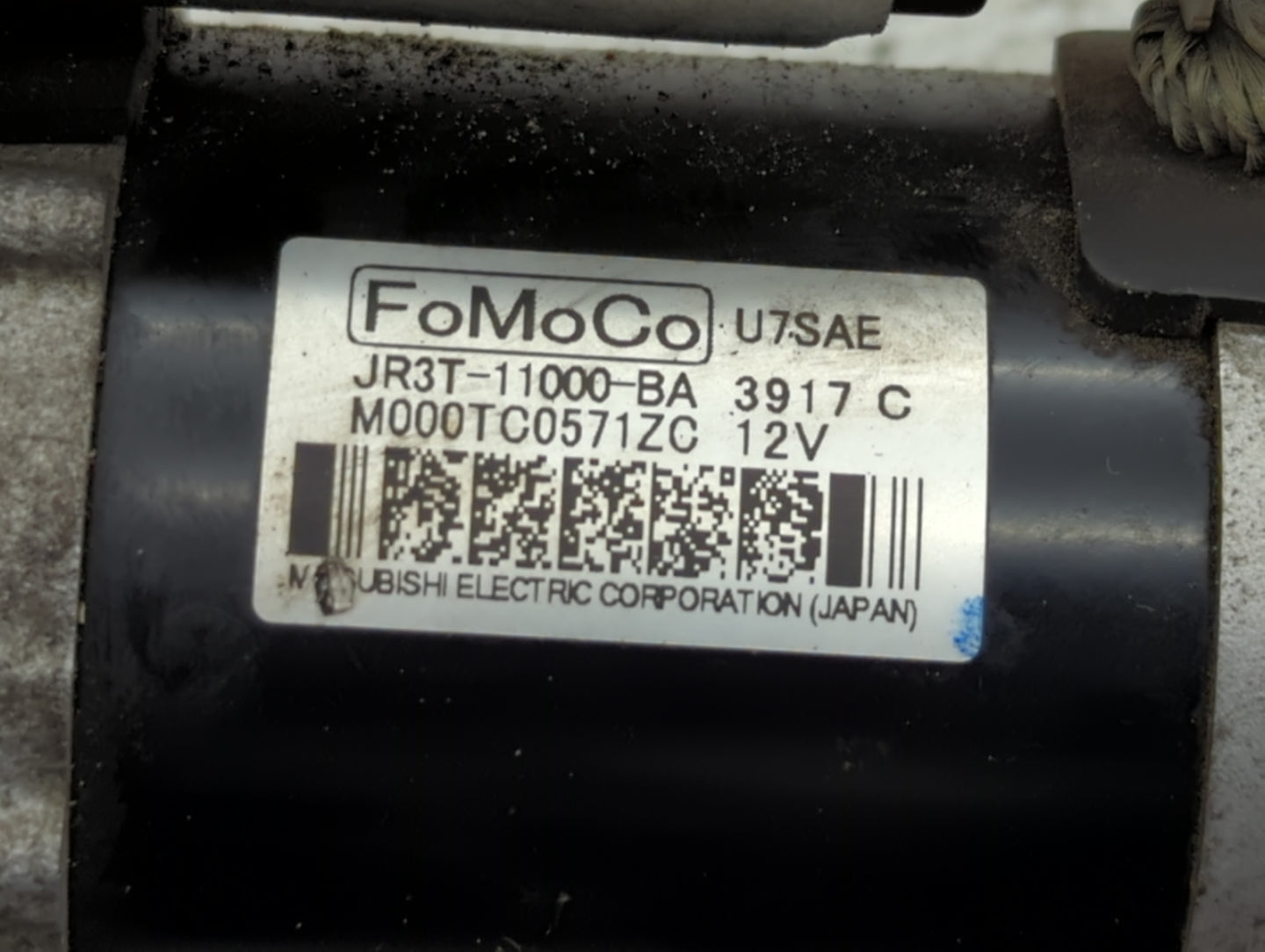 2018-2022 Ford Mustang Car Starter Motor Solenoid OEM P/N:3917 C JR3T-11000-BA Fits Fits 2018 2019 2020 2021 2022 OEM Used A
