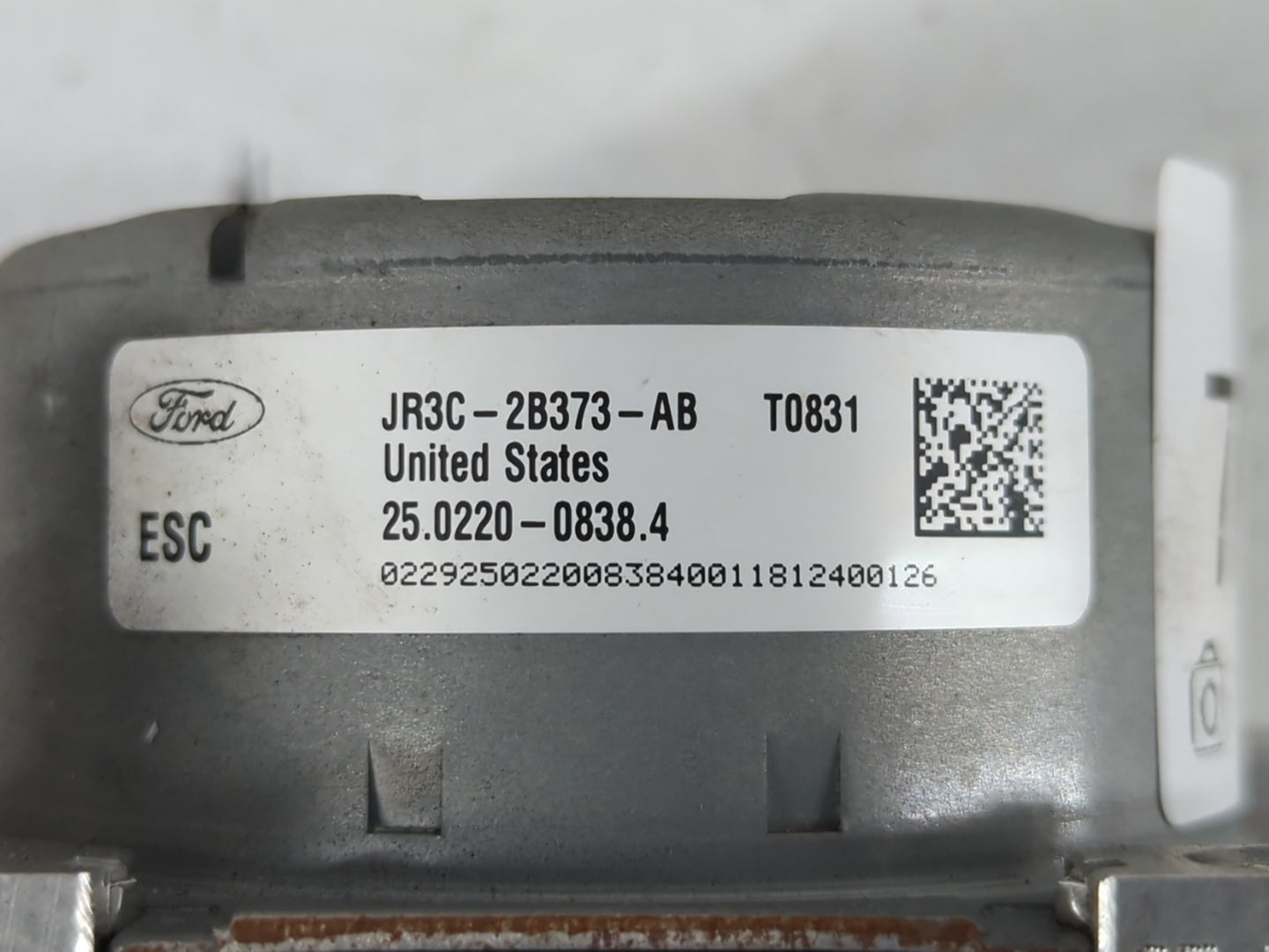 2018 Ford Mustang ABS Pump Control Module Replacement P/N:JR3C-2B373-AB Fits OEM Used Auto Parts - Oemusedautoparts1.com
