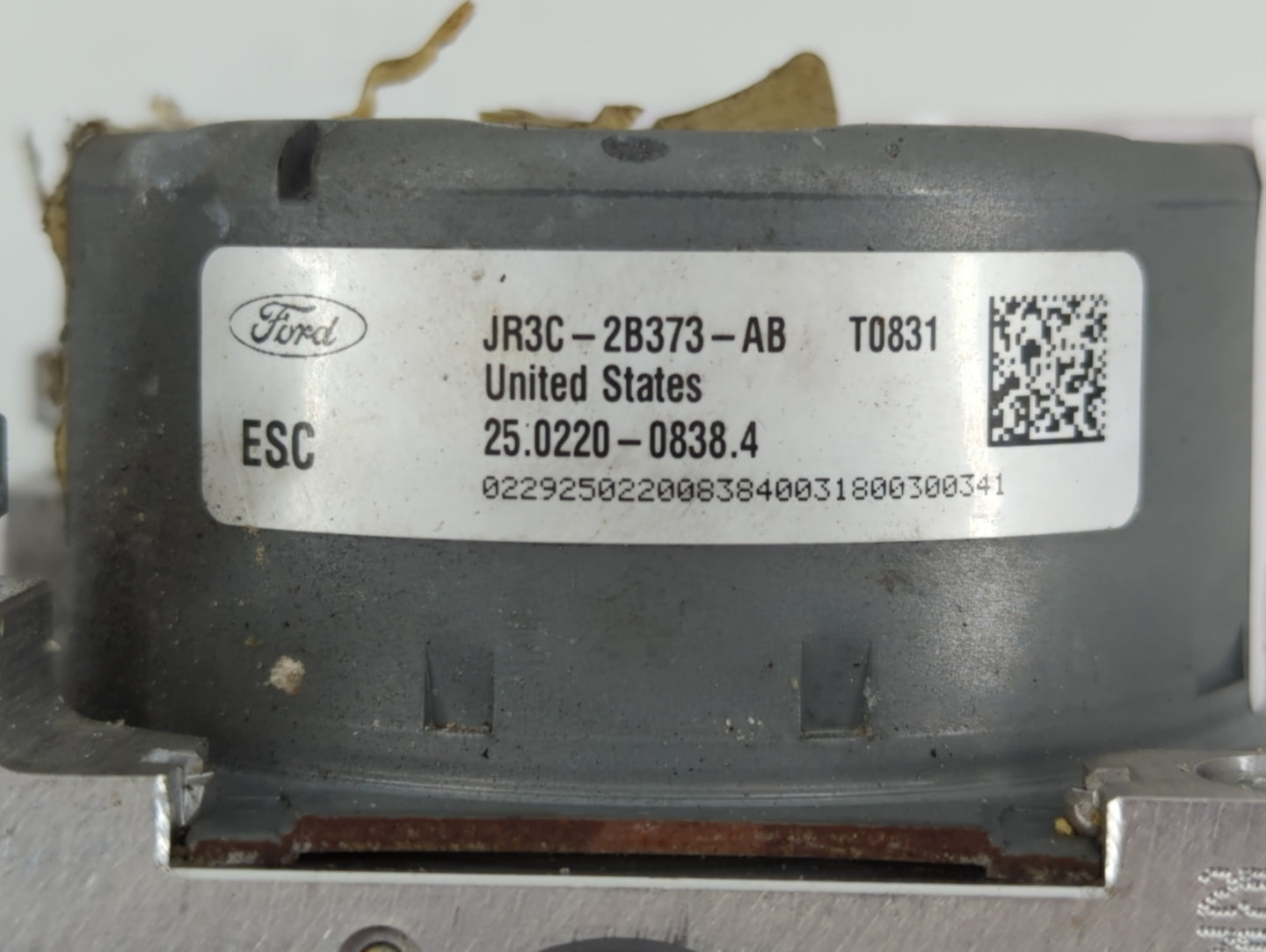 2018 Ford Mustang ABS Pump Control Module Replacement P/N:JR3C-2B373-AB Fits OEM Used Auto Parts - Oemusedautoparts1.com