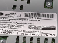 2017-2019 Ford Taurus Radio AM FM Cd Player Receiver Replacement P/N:DG1T-19C107-ME Fits Fits 2017 2018 2019 OEM Used Auto P