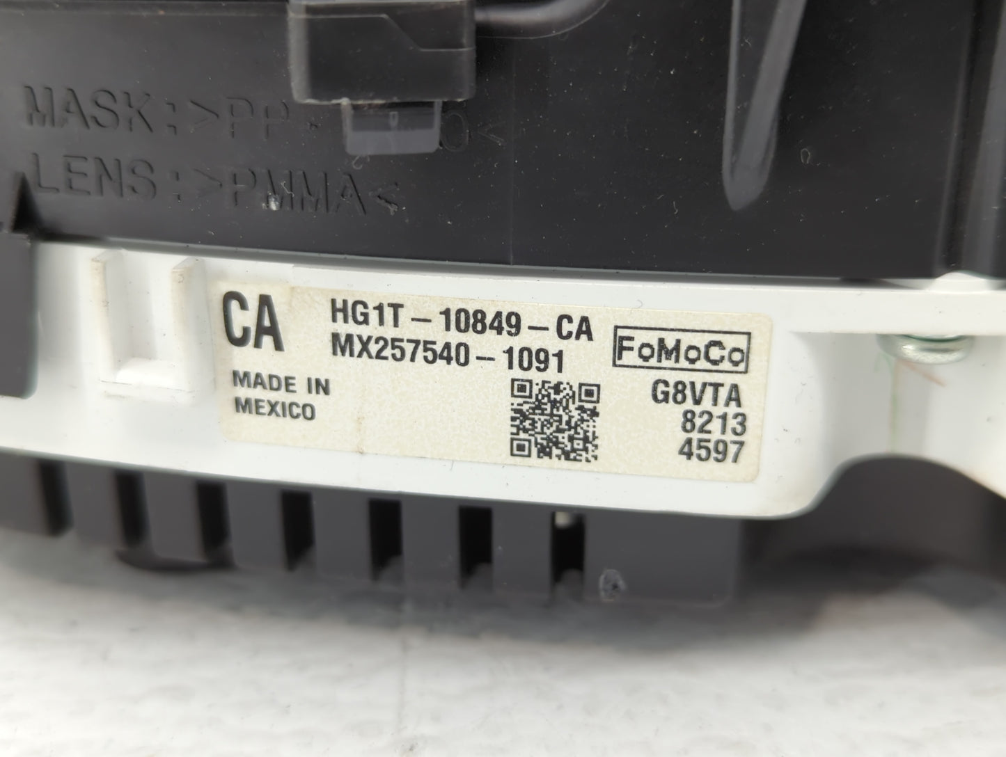 2017-2019 Ford Taurus Instrument Cluster Speedometer Gauges P/N:HG1T-10849-CA Fits Fits 2017 2018 2019 OEM Used Auto Parts -
